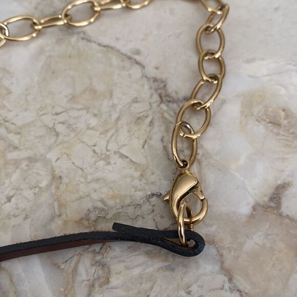 Club Monaco Mixed Media Harrods Knightsbridge NSEW Necklace - Picture 9 of 13